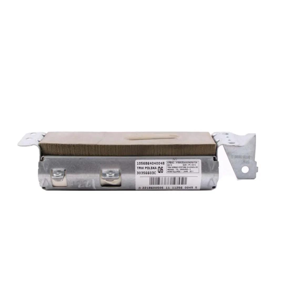  Mercedes-Benz Classe S W221 Airbag épaule arrière gauche N/S - SKU A2218600505 - Numéro de pièce A2218600505