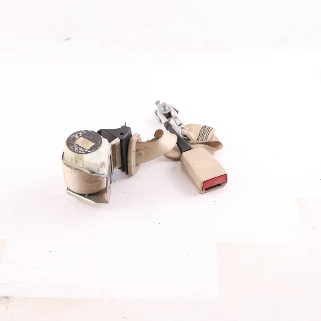 Mercedes W221 Seat Belt Rear Centre Middle Seatbelt Buckle Beige - SKU A2218600585 - Part number A2218600585