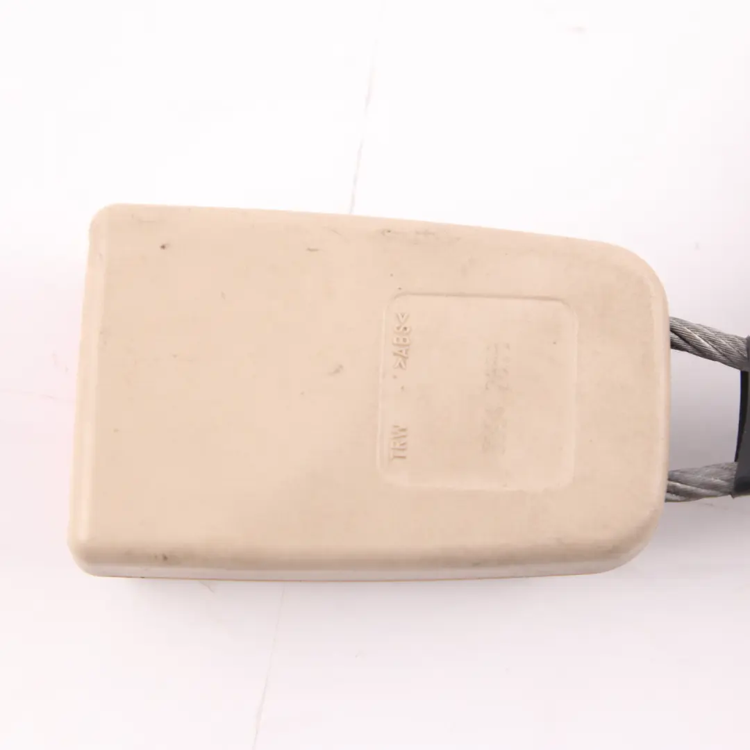 Mercedes W221 Seat Belt Rear Centre Middle Seatbelt Buckle Beige - SKU A2218600585 - Part number A2218600585