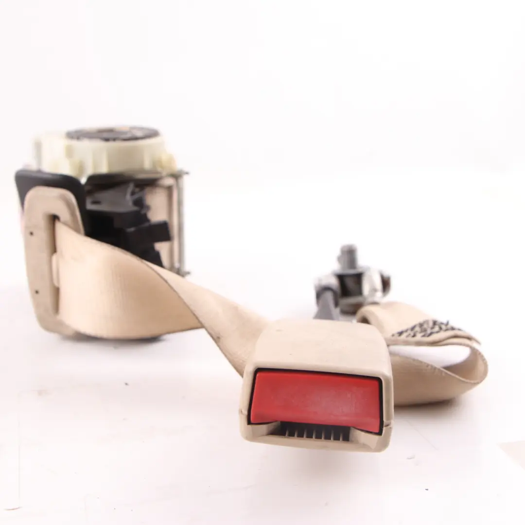 Mercedes W221 Seat Belt Rear Centre Middle Seatbelt Buckle Beige - SKU A2218600585 - Part number A2218600585