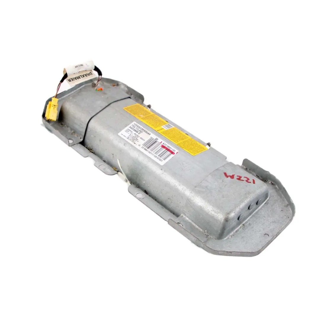 Mercedes-Benz S-Class W221 Driver's Side Front Dashboard Knee Airbag to with Part number A2218601102 Mercedes-Benz S-Class W221 Driver's Side Front Dashboard Knee Airbag - SKU A2218601102 - Part number A2218601102