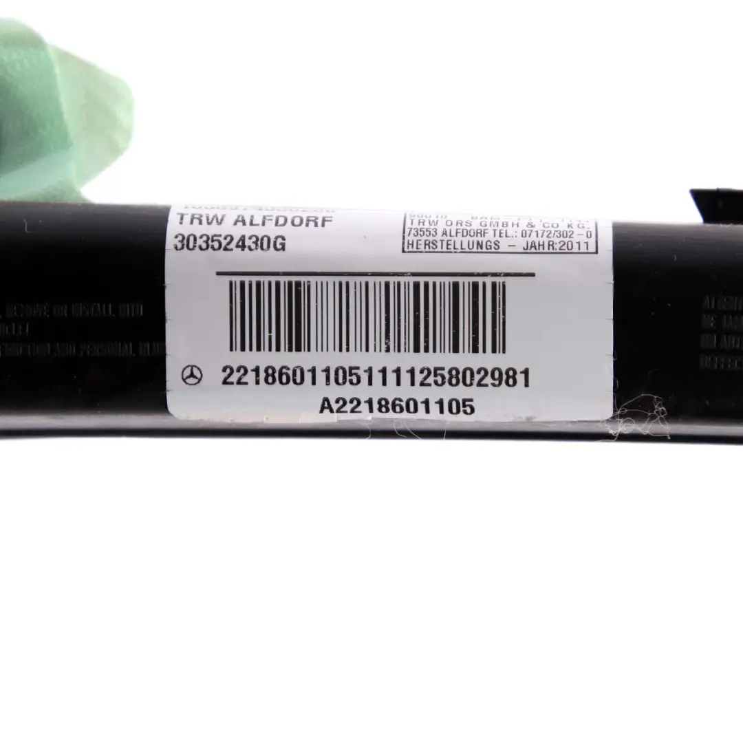 Mercedes W221 Module Air De Garniture De Toit Rideau De Toit Gauche - SKU A2218601105 - Numéro de pièce A2218601105
