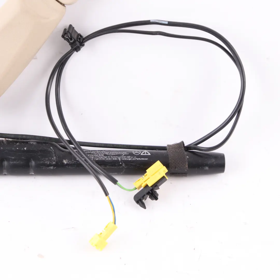 Mercedes W221 Fibbia Cintura Di Sicurezza Anteriore Sinistra Sicurezza Beige - SKU A2218601969 - Numero di parte A2218601969