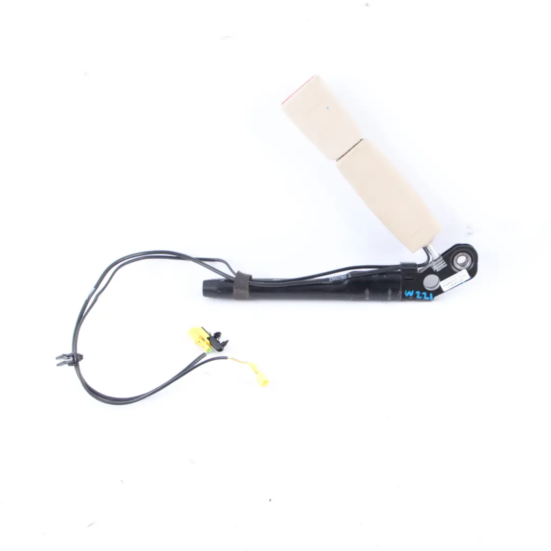 Mercedes W221 Sicherheitsgurt Schnalle Vorne Links Sicherheit Beige - SKU A2218601969 - Teilenummer A2218601969