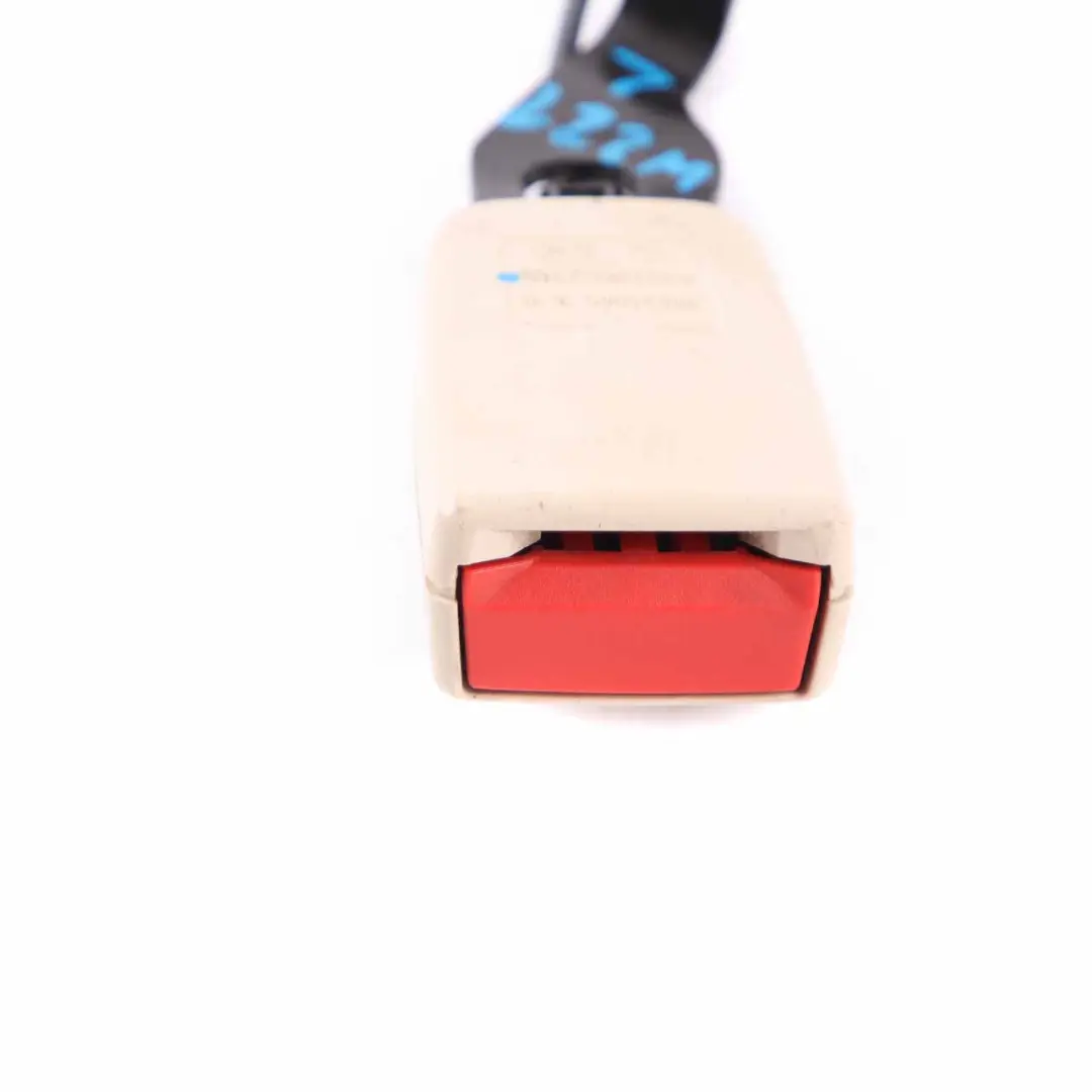 Buckle Mercedes W221 Beige Tensioner Belt Rear Left N/S to Seat with Part number A2218602369 Seat Buckle Mercedes W221 Beige Tensioner Belt Rear Left N/S - SKU A2218602369 - Part number A2218602369