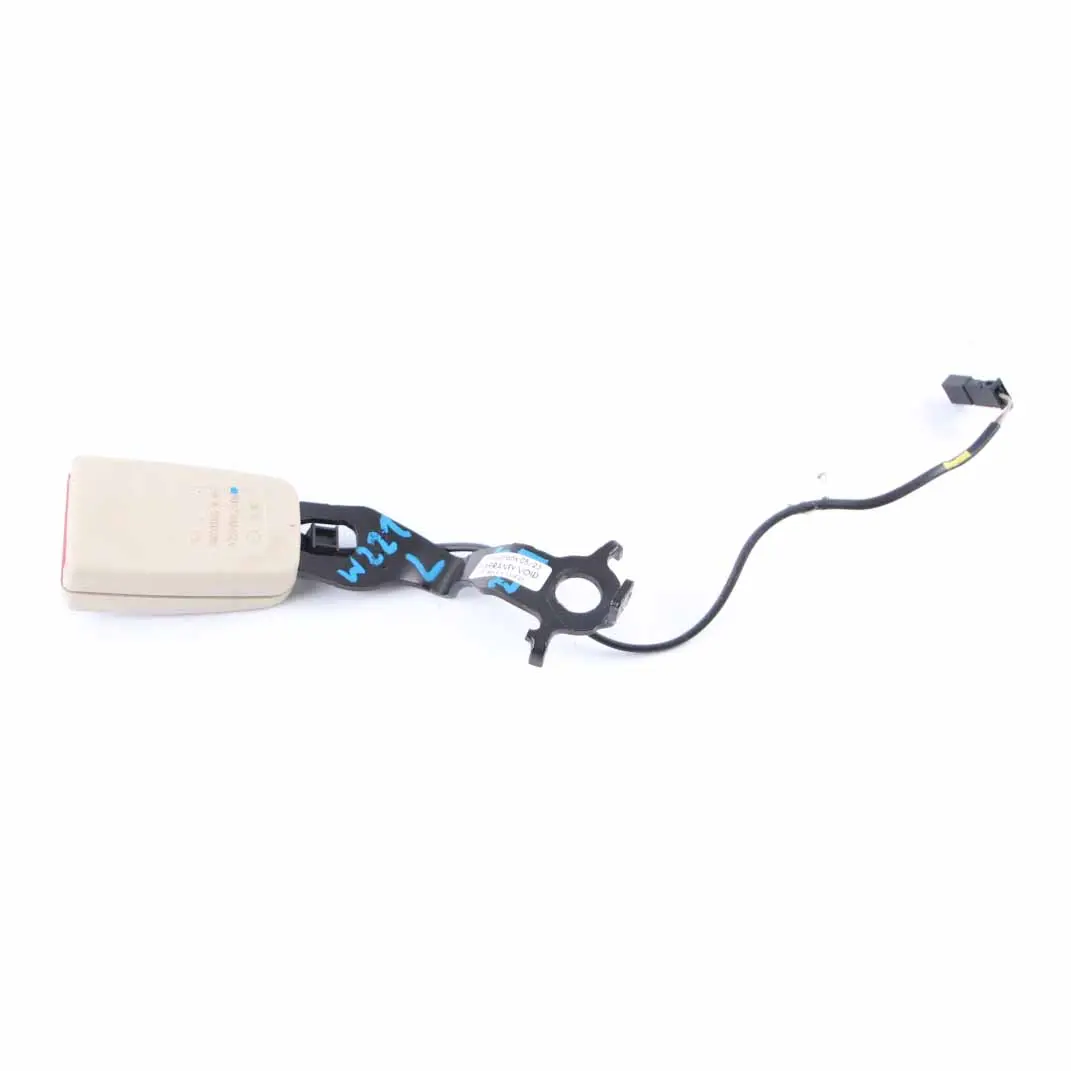 Seat Buckle Mercedes W221 Beige Tensioner Belt Rear Left N/S - SKU A2218602369 - Part number A2218602369