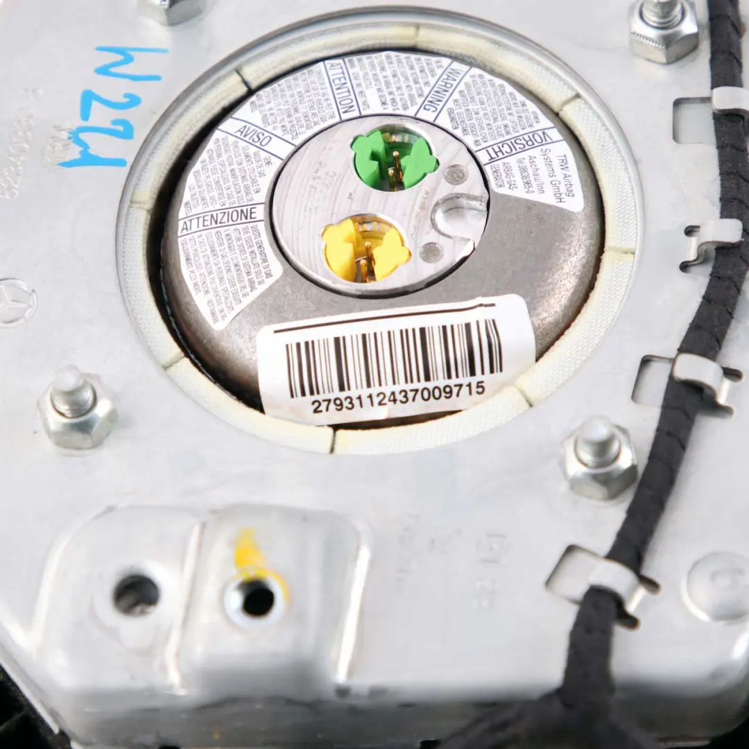 Mercedes W221 Volante Módulo De Aire Botones Cuero Negro - SKU A2218602902 - Número de pieza A2218602902