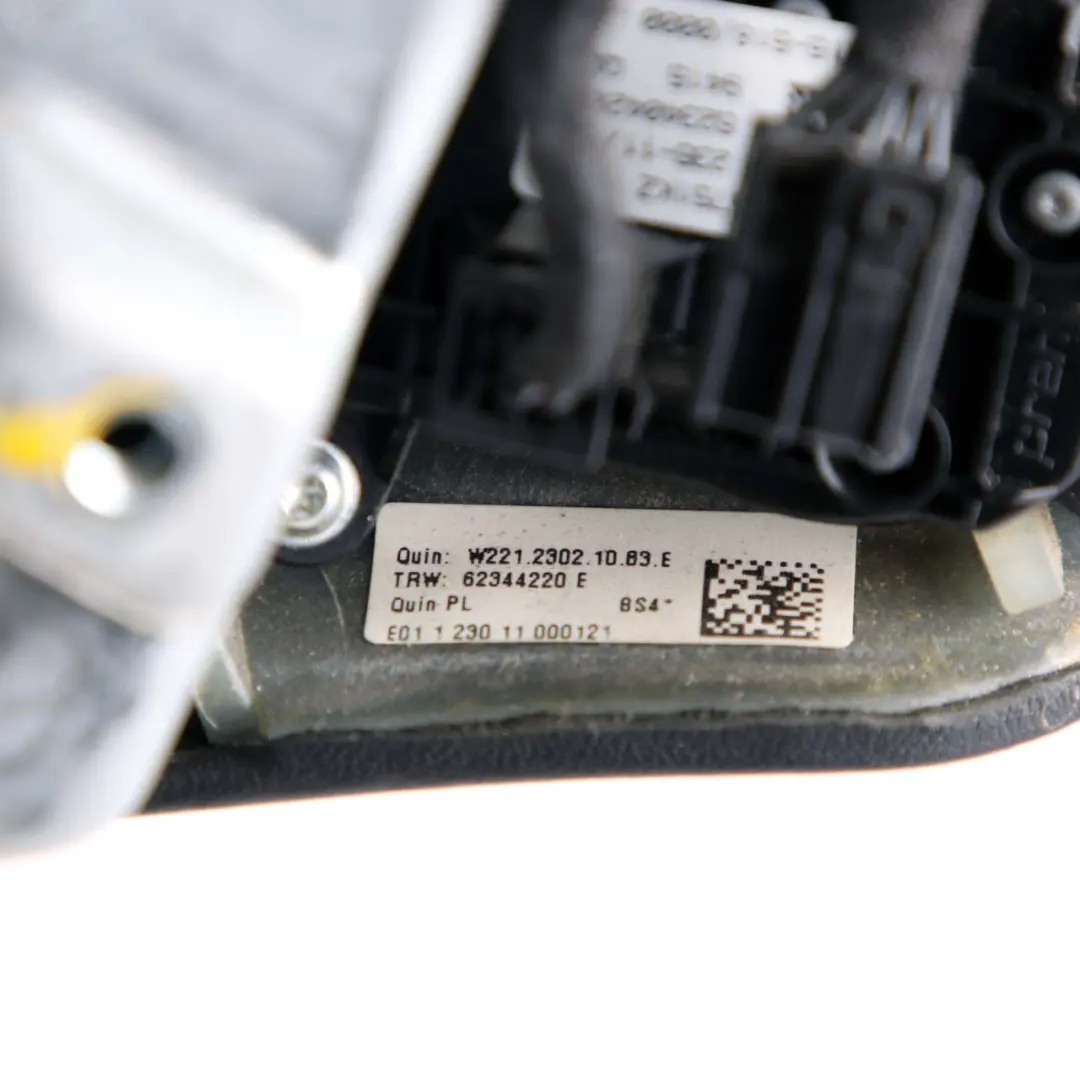 Mercedes W221 Volante Módulo De Aire Botones Cuero Negro - SKU A2218602902 - Número de pieza A2218602902