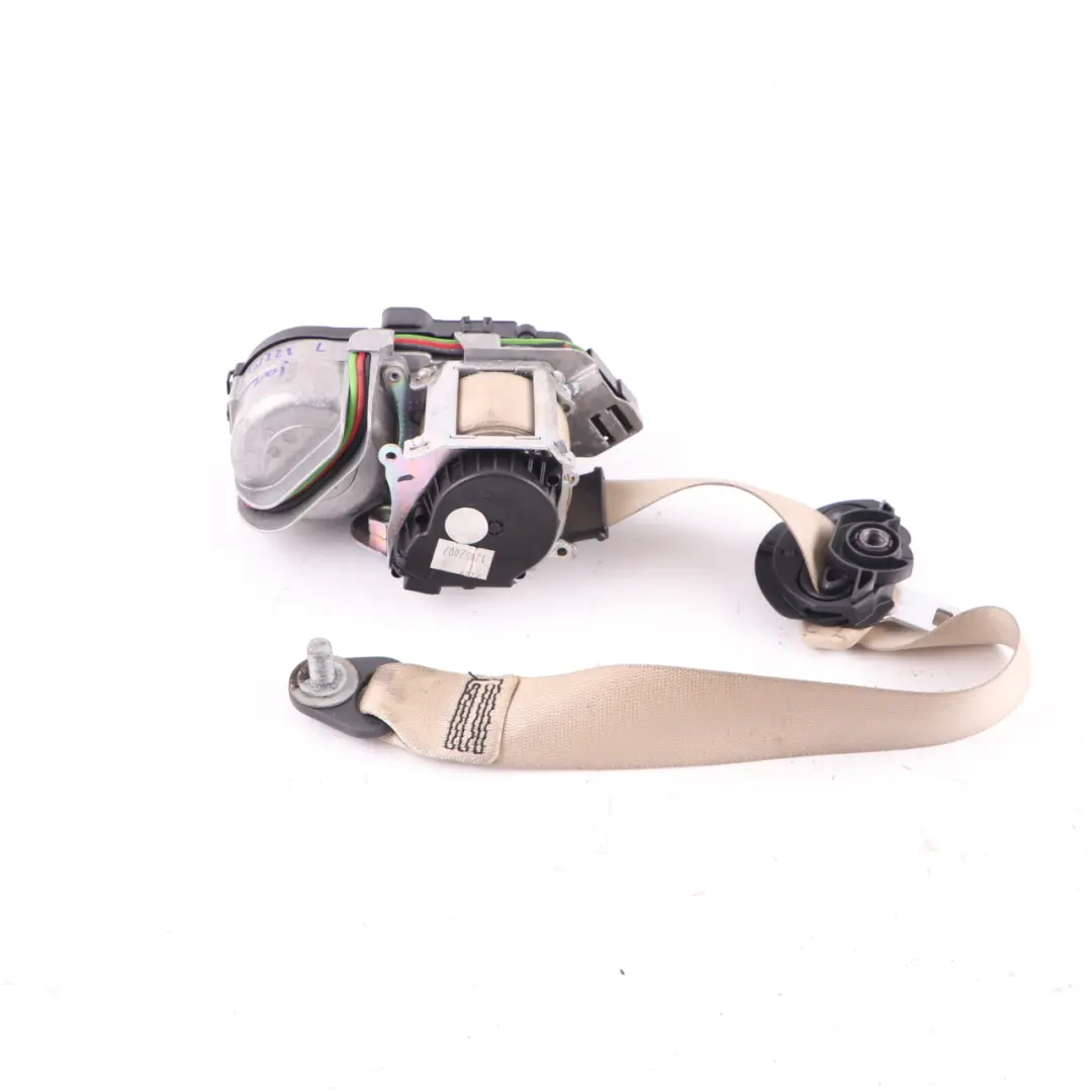 Seatbelt Front Left N/S Safety Seat Belt Beige to Mercedes W221 with Part number A2218603185 Mercedes W221 Seatbelt Front Left N/S Safety Seat Belt Beige - SKU A2218603185 - Part number A2218603185