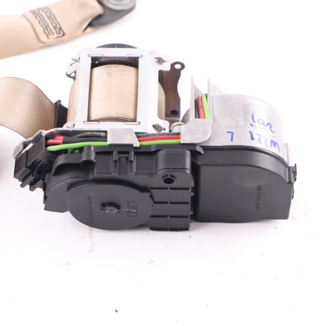 Seatbelt Front Left N/S Safety Seat Belt Beige to Mercedes W221 with Part number A2218603185 Mercedes W221 Seatbelt Front Left N/S Safety Seat Belt Beige - SKU A2218603185 - Part number A2218603185