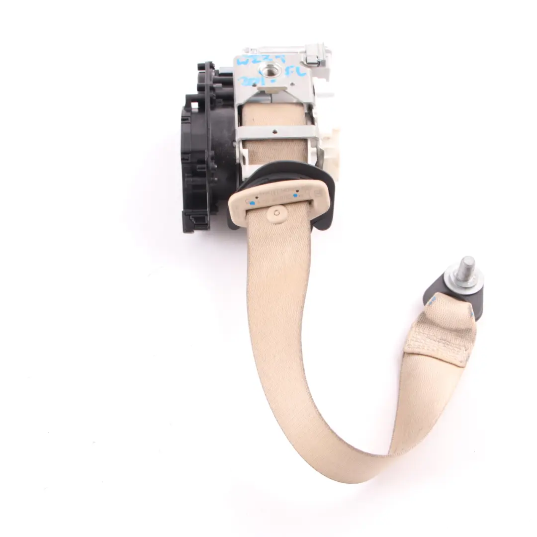 Seatbelt Front Left N/S Safety Seat Belt Beige to Mercedes W221 with Part number A2218609785 Mercedes W221 Seatbelt Front Left N/S Safety Seat Belt Beige - SKU A2218609785 - Part number A2218609785