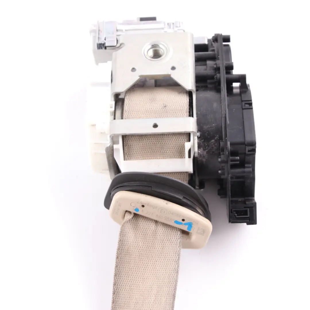 Cinturón Seguridad Delantero Derecho Seguridad Beige para Mercedes W221 con número de pieza A2218609885 Mercedes W221 Cinturón Seguridad Delantero Derecho Seguridad Beige - SKU A2218609885-1 - Número de pieza A2218609885