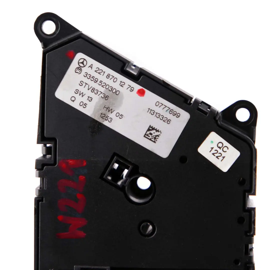  Mercedes-Benz W221 Rear Left N/S Passenger Seat Switch Control Unit - SKU A2218701279 - Part number A2218701279