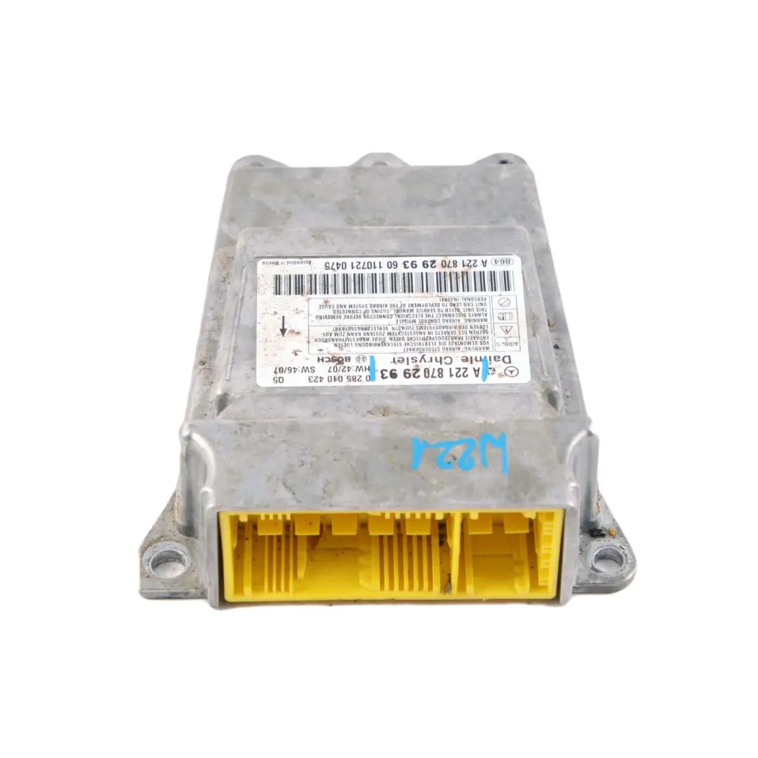 W216 W221 Modulo Aria Unità Di Controllo per Mercedes CL con numero di parte A2218702993 Mercedes CL W216 W221 Modulo Aria Unità Di Controllo - SKU A2218702993 - Numero di parte A2218702993