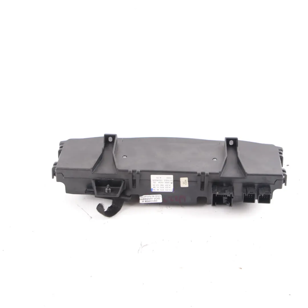 Conditioning A/C Dashboard Trim Control Panel to Mercedes W221 Air with Part number A2218704658 Mercedes W221 Air Conditioning A/C Dashboard Trim Control Panel - SKU A2218704658 - Part number A2218704658