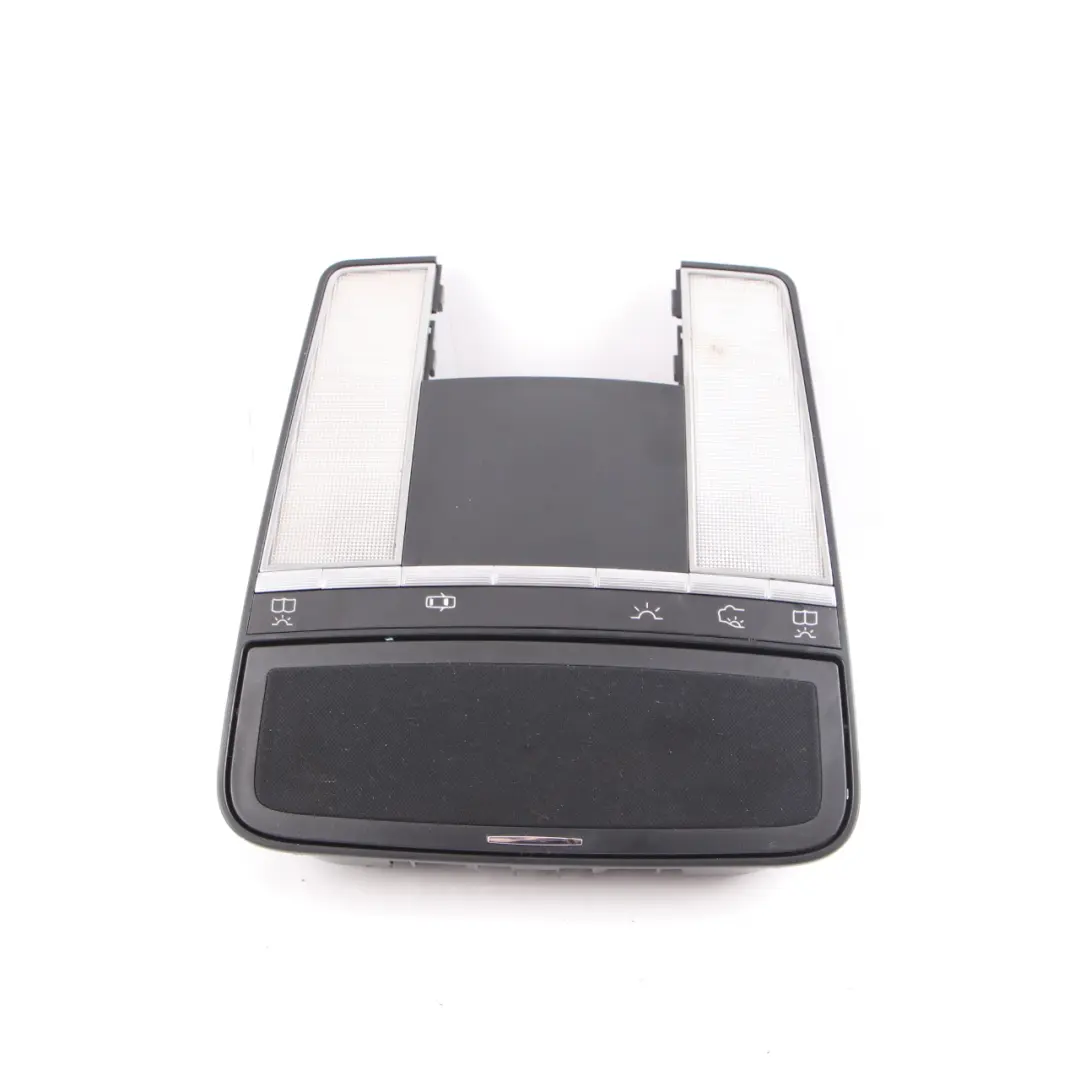 Mercedes W221 Front Interior Roof Reading Light Lamp Unit Black - SKU A2218705086 - Part number A2218705086