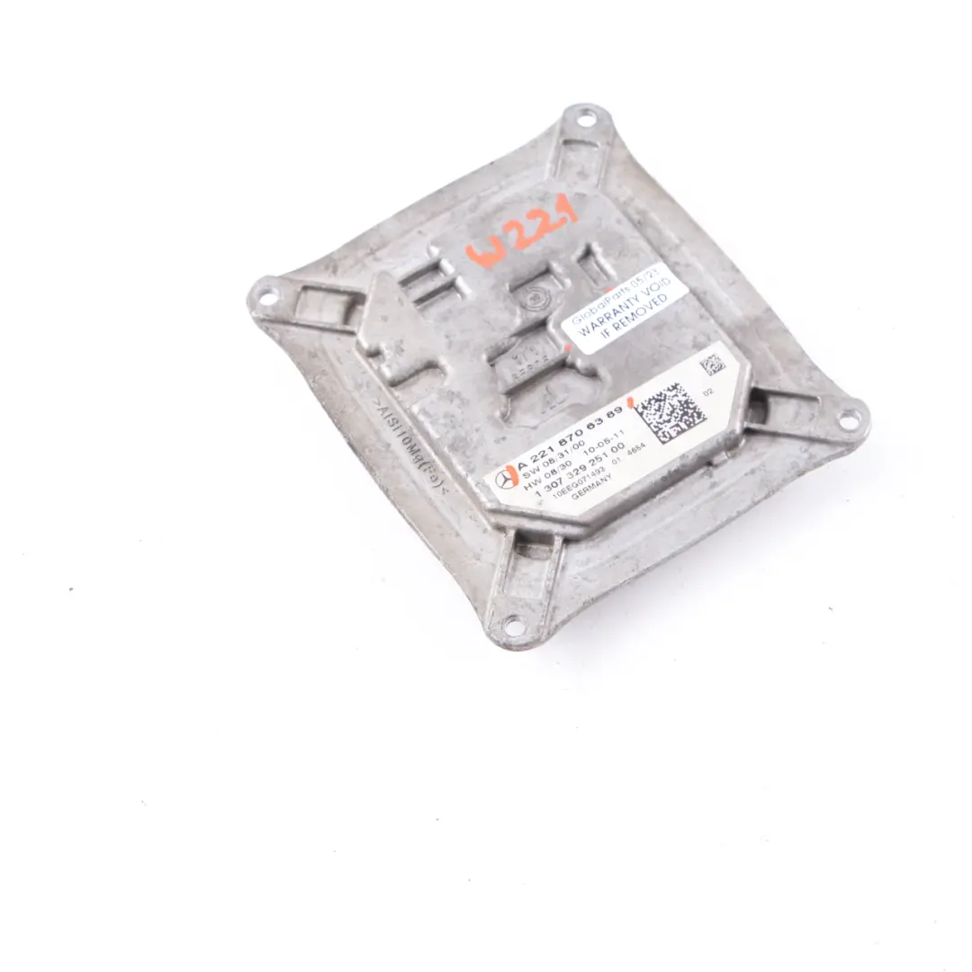Modulo Luce Faro Ballast Xenon Unità per Mercedes W221 con numero di parte A2218706389 Mercedes W221 Modulo Luce Faro Ballast Xenon Unità - SKU A2218706389 - Numero di parte A2218706389