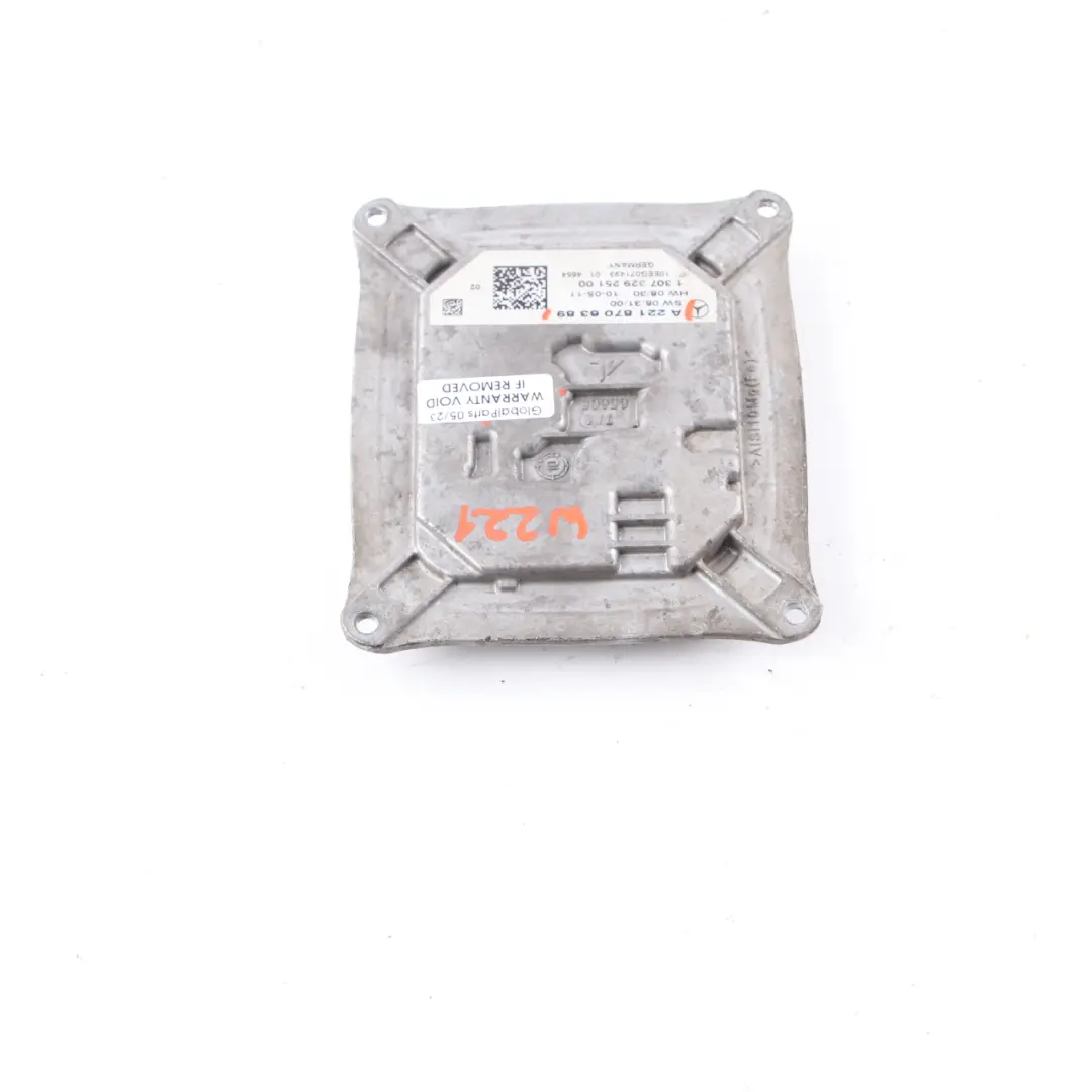 Licht Modul Scheinwerfer Ballast Xenon Einheit Mercedes W221 - SKU A2218706389 - Teilenummer A2218706389