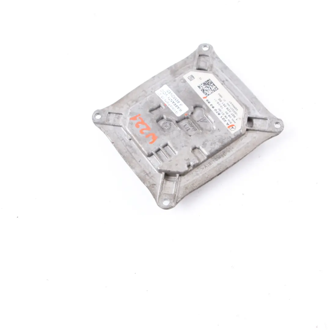 Light Module Headlight Headlamp Ballast Xenon Unit to Mercedes W221 with Part number A2218706389 Mercedes W221 Light Module Headlight Headlamp Ballast Xenon Unit - SKU A2218706389 - Part number A2218706389