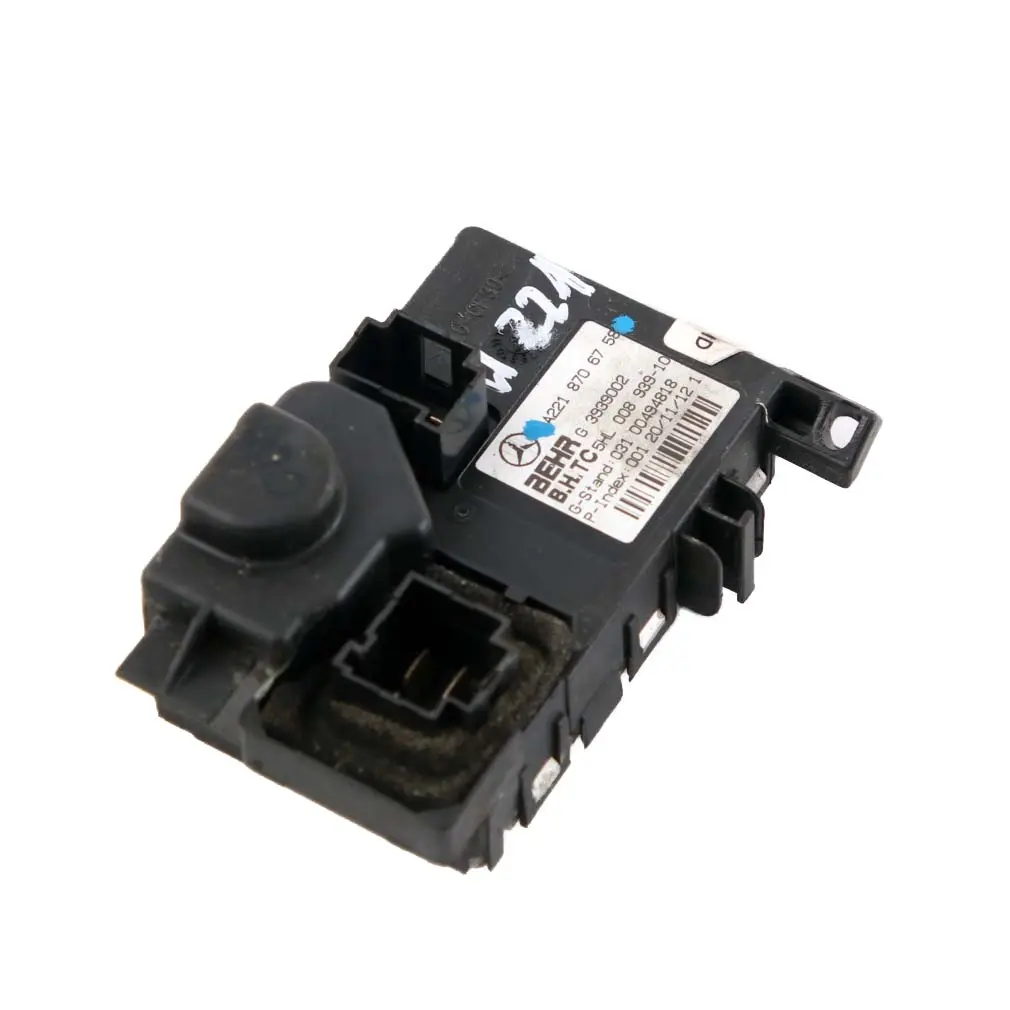 Calentador Ventilador Motor Resistor Regulador para Mercedes W221 con número de pieza A2218706758 Mercedes W221 Calentador Ventilador Motor Resistor Regulador - SKU A2218706758 - Número de pieza A2218706758