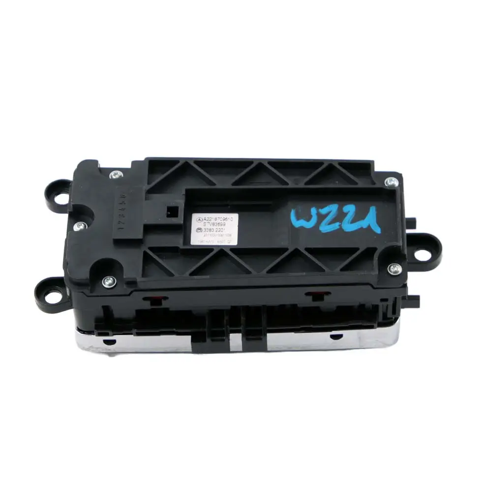 Hintere linke Tür Fensterheberschalter für Mercedes W221 mit Teilenummer A2218709610 Mercedes W221 Hintere linke Tür Fensterheberschalter - SKU A2218709610 - Teilenummer A2218709610