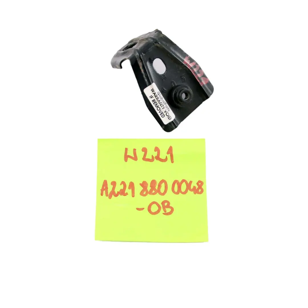  Mercedes-Benz W221 Front Right Fender Bracket Holder Obsidian Black - SKU A2218800048-OB  - Part number A2218800048