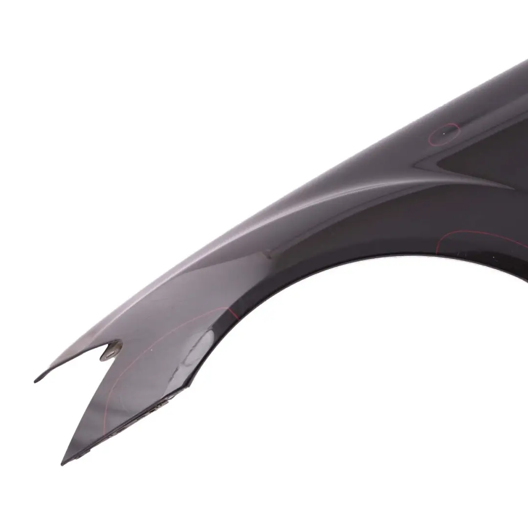  Mercedes-Benz S W221 Front Left N/S Side Panel Wing Fender Obsidian Black - 197 - SKU A2218800118-OB - Part number A2218800118