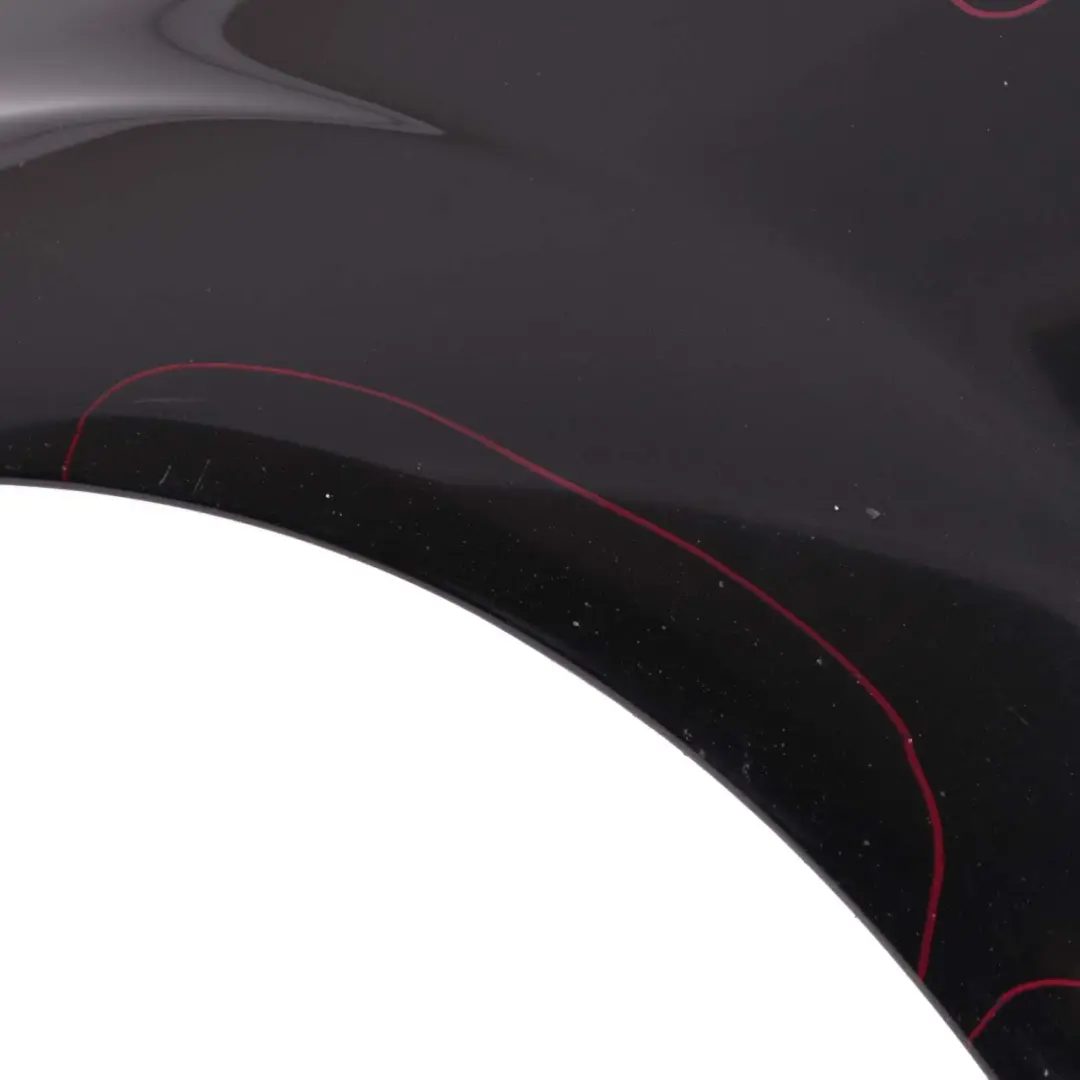  Mercedes-Benz S W221 Front Left N/S Side Panel Wing Fender Obsidian Black - 197 - SKU A2218800118-OB - Part number A2218800118