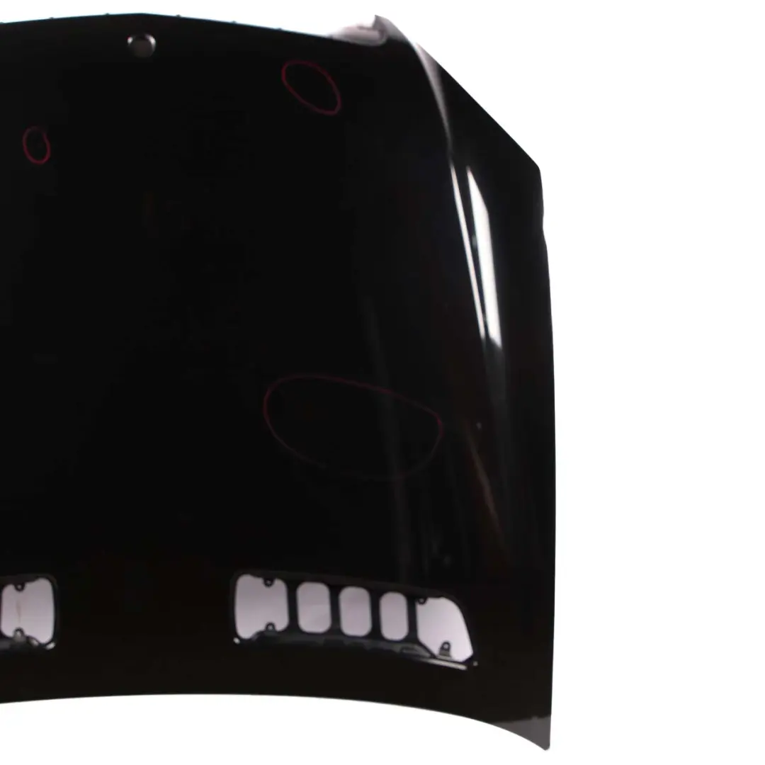 Mercedes W221 Hood Bonnet Trim Panel S-Class Obsidian Black Metallic - 197 - SKU A2218800157-OB - Part number A2218800157