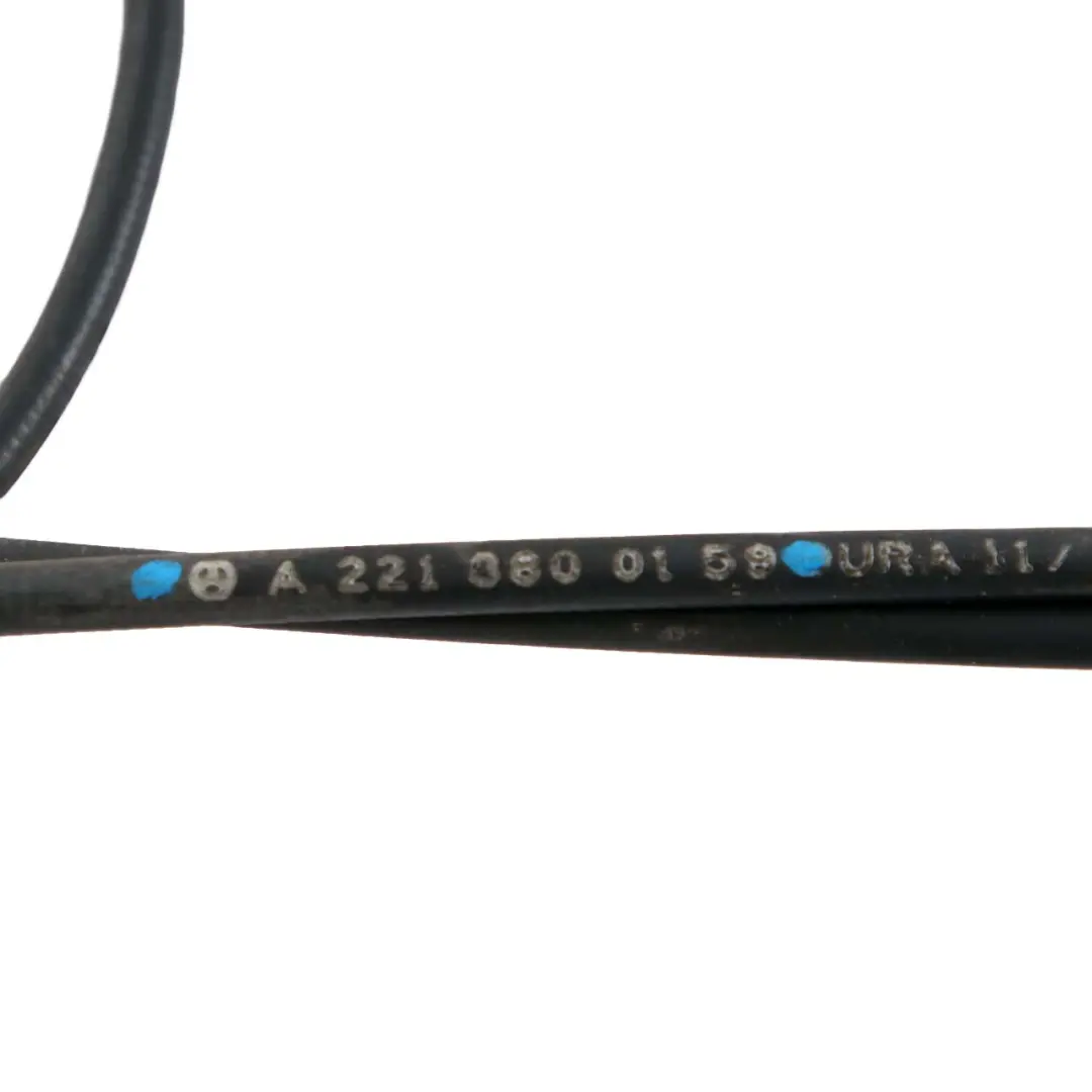 Mercedes-Benz S-Class W221 Engine Bonnet Hood Lock Release Cable to with Part number A2218800159 Mercedes-Benz S-Class W221 Engine Bonnet Hood Lock Release Cable - SKU A2218800159 - Part number A2218800159