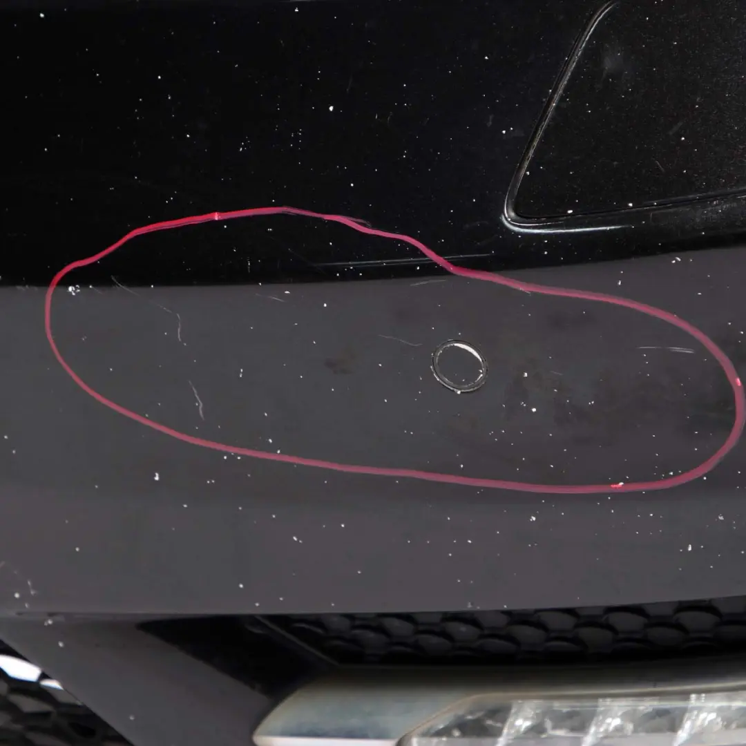  Mercedes-Benz S W221 Facelift AMG Front Bumper Trim Panel Obsidian Black - 197 - SKU A2218804340-OB - Part number A2218804340