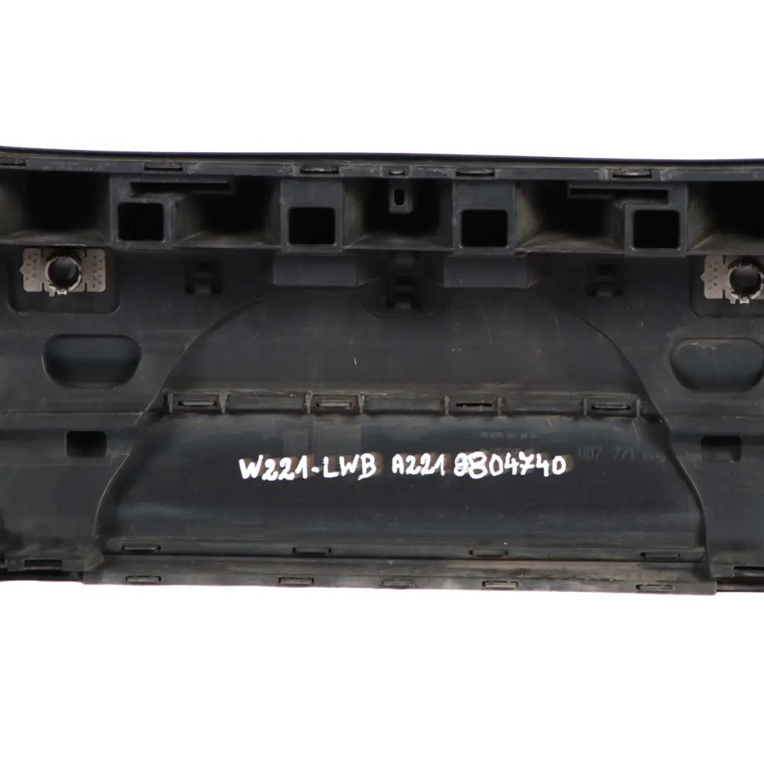  Mercedes-Benz S W221 V8 Facelift AMG Rear Bumper Trim Panel Obsidian Black - 197 - SKU A2218804740-OB - Part number A2218804740