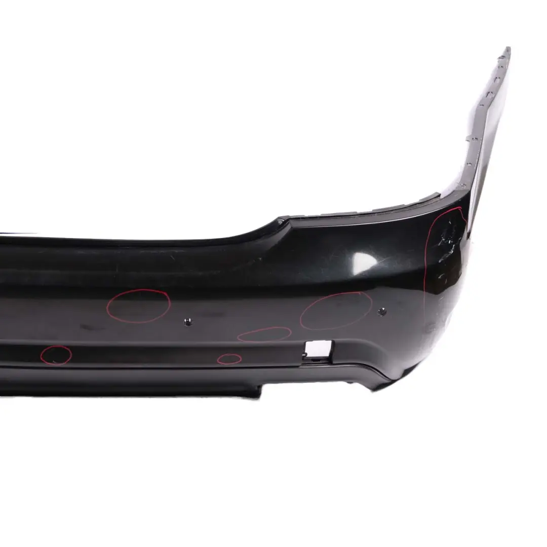  Mercedes-Benz S W221 V8 Facelift AMG Rear Bumper Trim Panel Obsidian Black - 197 - SKU A2218804740-OB - Part number A2218804740