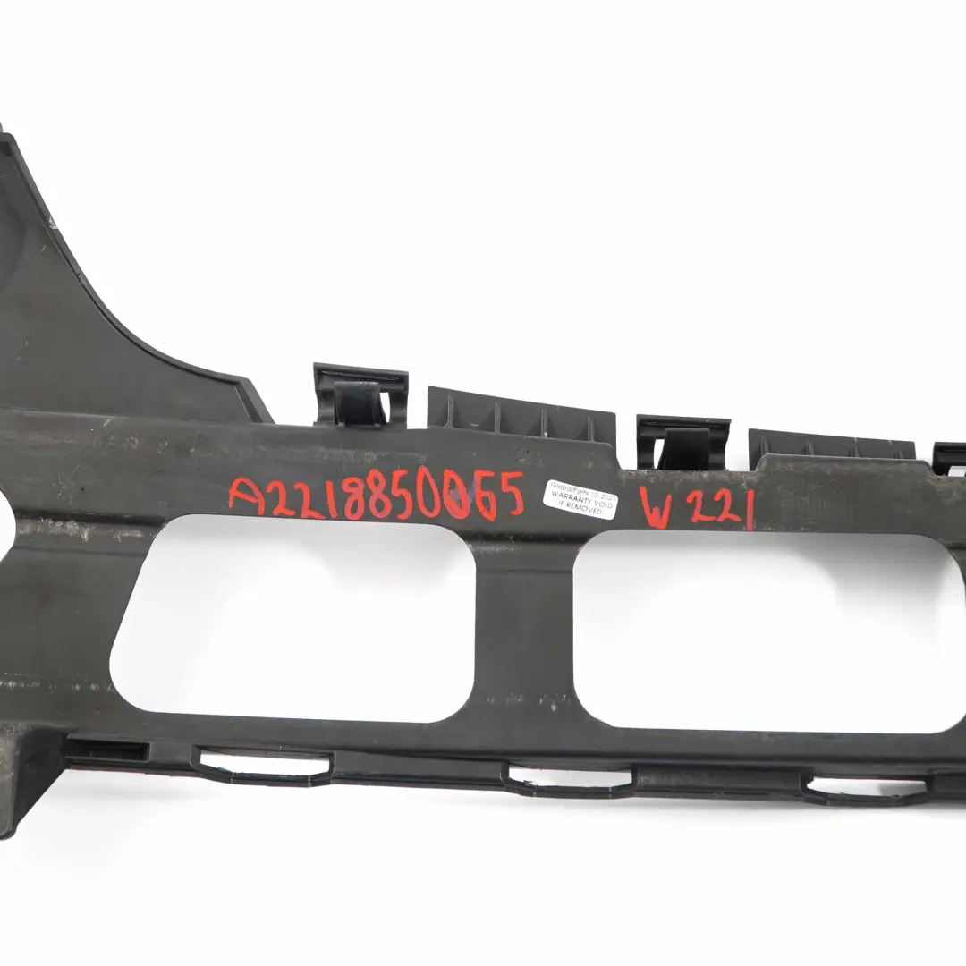 Front Bumper Carrier Bracket Support Holder Mount to Mercedes W221 with Part number A2218850065 Mercedes W221 Front Bumper Carrier Bracket Support Holder Mount - SKU A2218850065 - Part number A2218850065