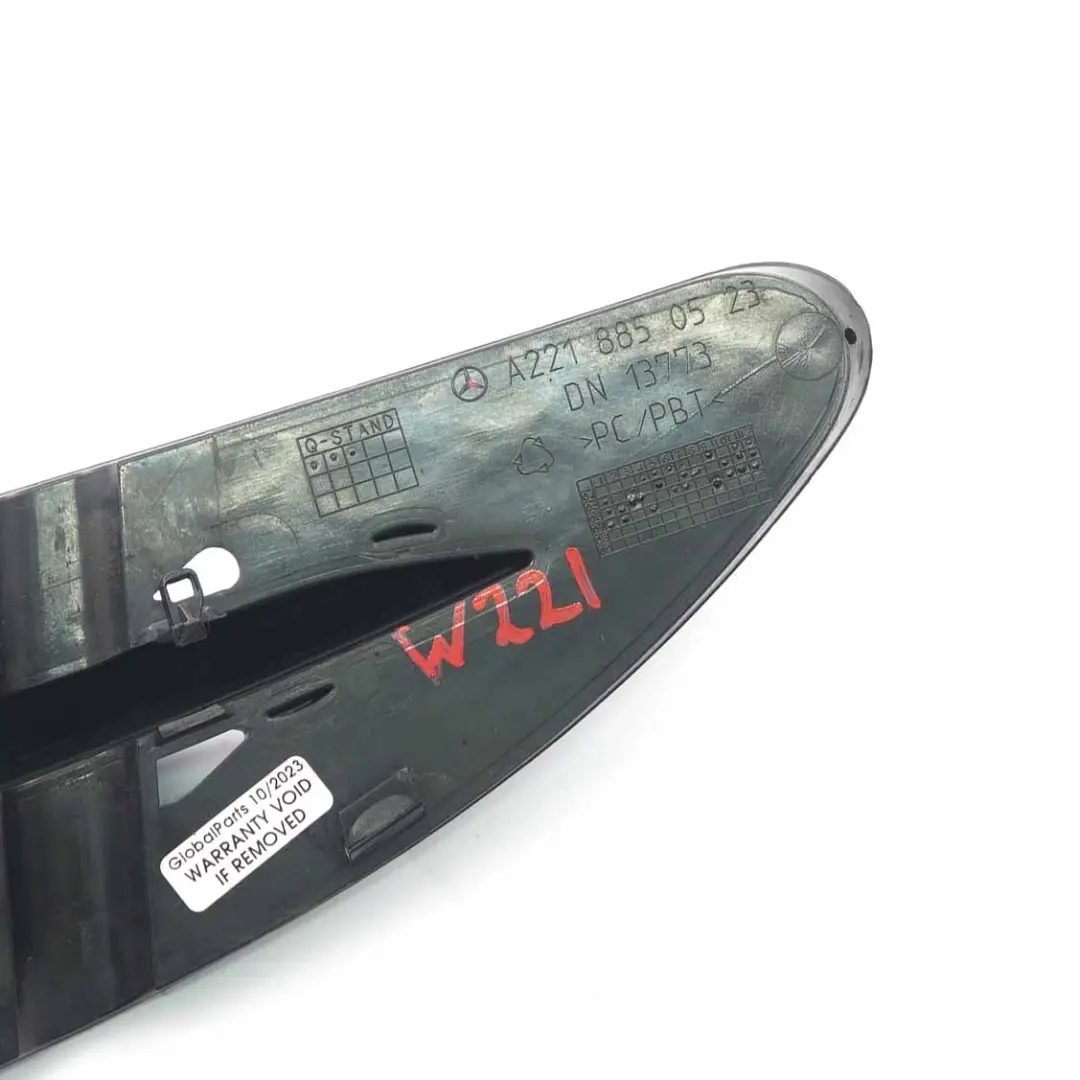  Parachoques delantero Mercedes W221 Rejilla central Rejilla inferior - SKU A2218850523 - Número de pieza A2218850523