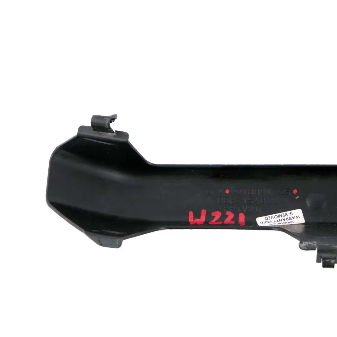 Mercedes W221 Front Right O/S Wiper Bonnet Trim Cover - SKU A2218891025 - Part number A2218891025