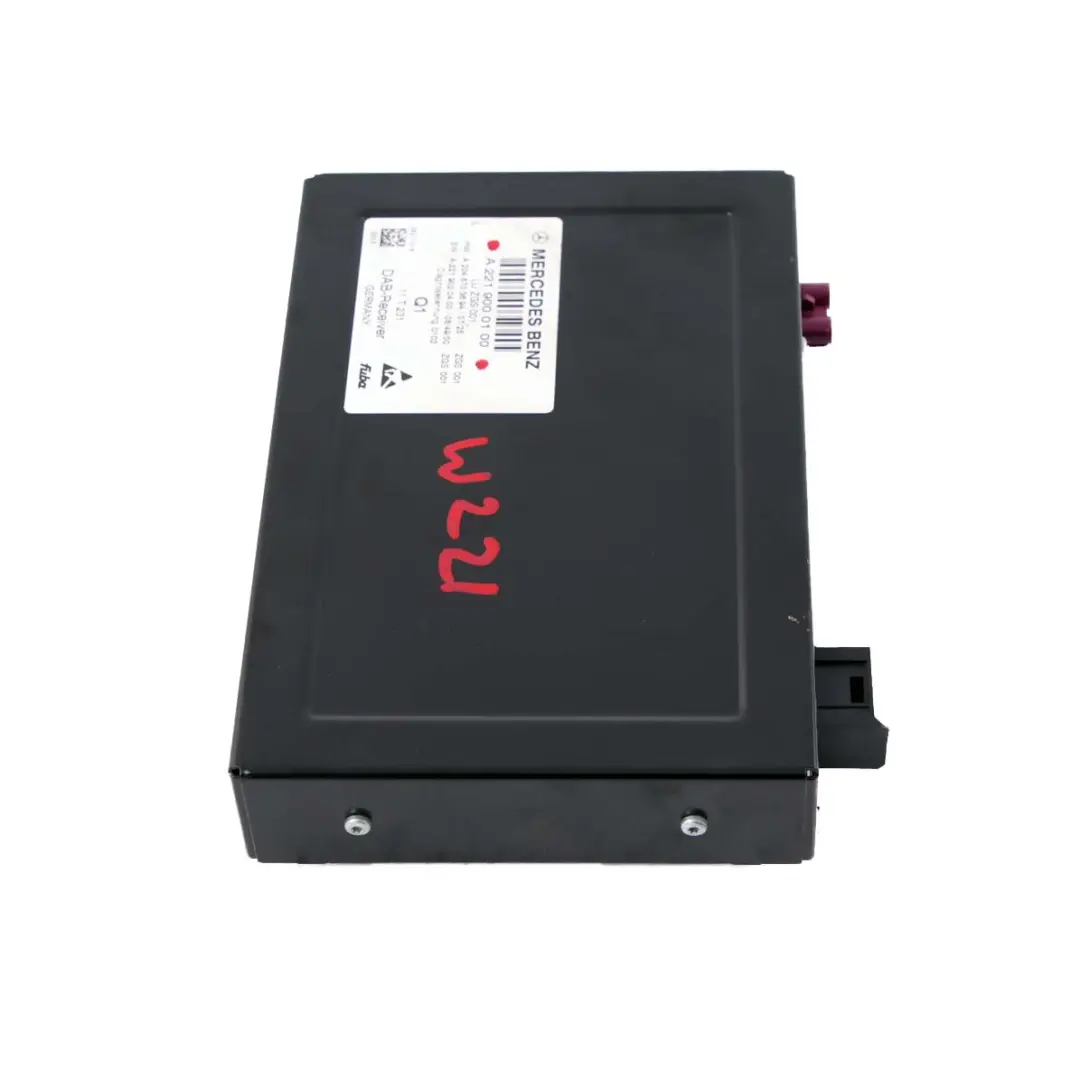Mercedes W221 Digital Audio DAB Receiver Control Unit Module - SKU A2219000100 - Part number A2219000100
