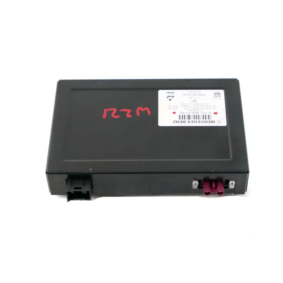Mercedes W221 Digital Audio DAB Receiver Control Unit Module - SKU A2219000100 - Part number A2219000100