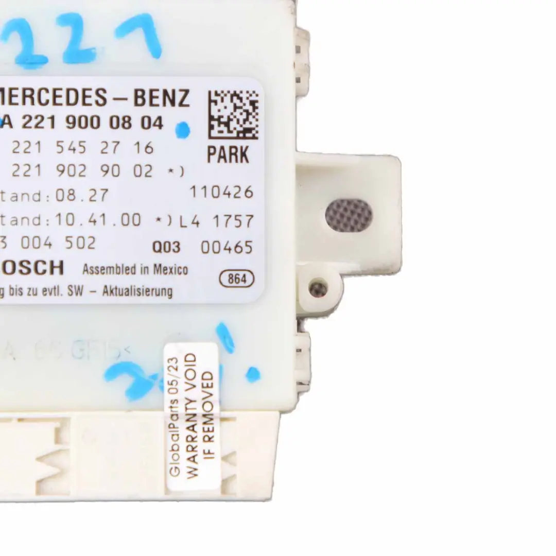 Mercedes W221 W216 Module Stationnement PDC Unité Contrôle Distance - SKU A2219000804 - Numéro de pièce A2219000804