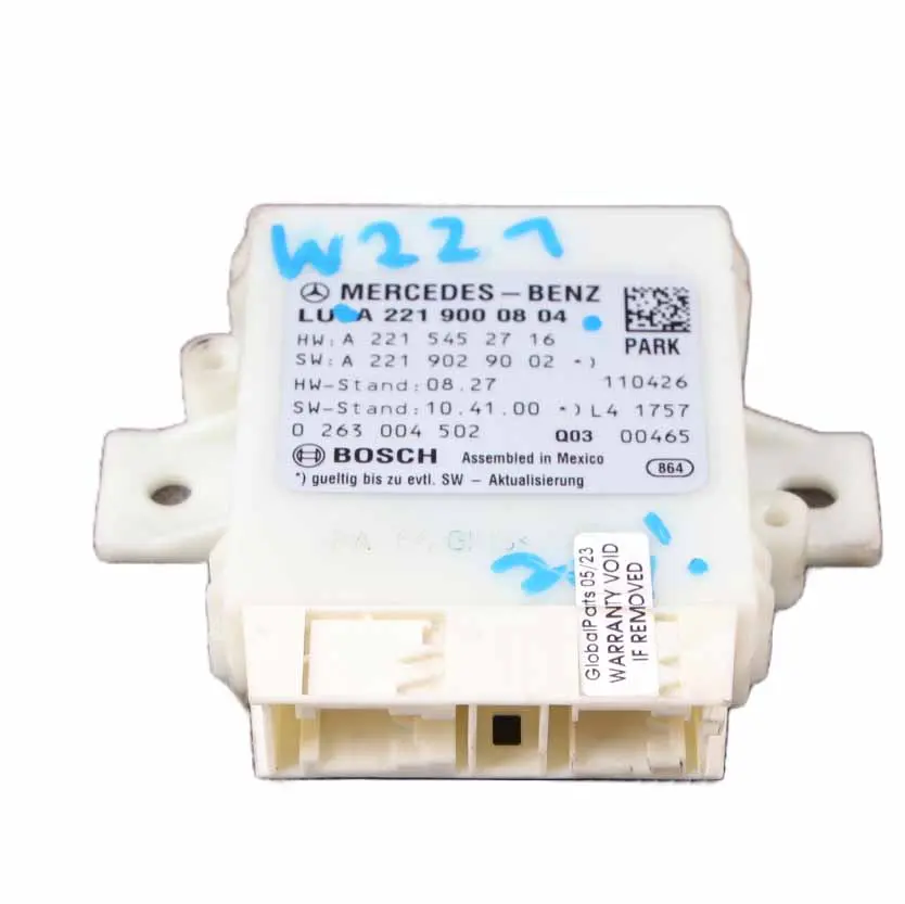  Modulo Parcheggio Mercedes W221 W216 Sensore PDC Controllo Distanza - SKU A2219000804 - Numero di parte A2219000804