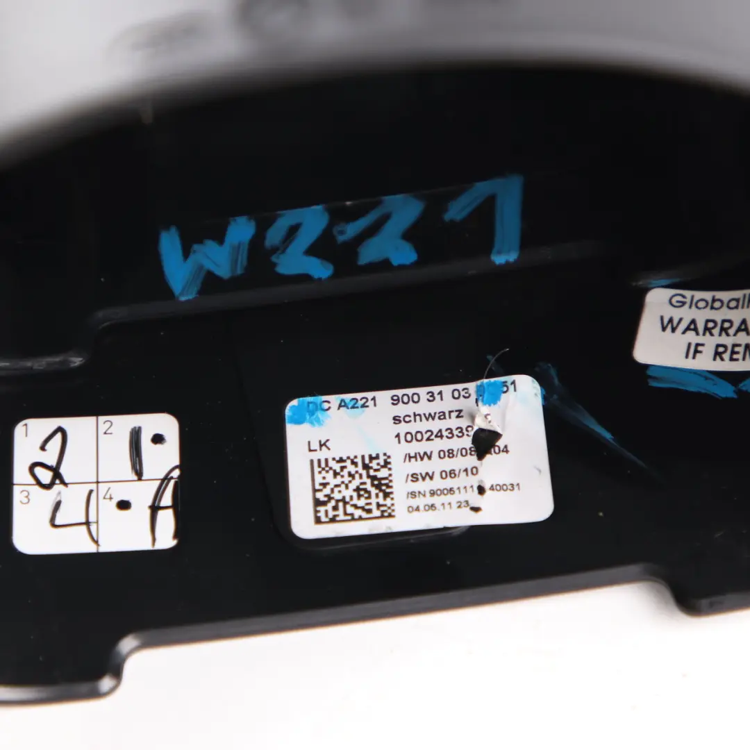 Mercedes W221 Switch Cluster Steering Column Wiper Stalk Slip Unit - SKU A2219003103 - Part number A2219003103