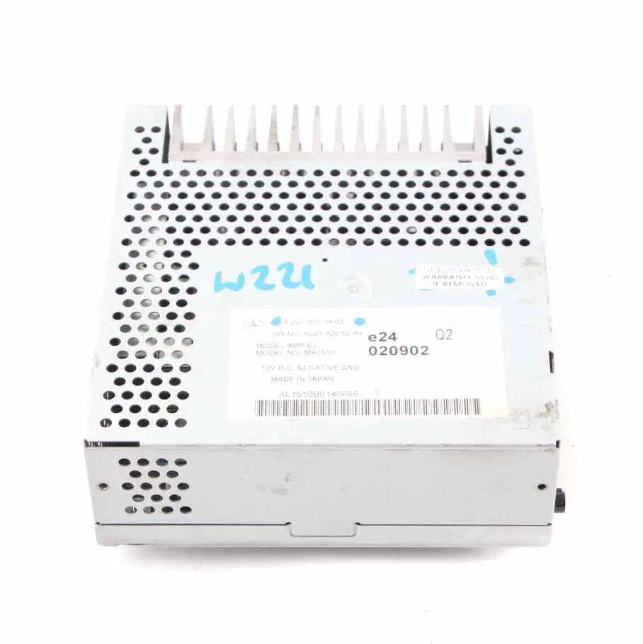  Audio Amplifier Mercedes W221 Sound Booster Control Unit Module - SKU A2219003402 - Part number A2219003402