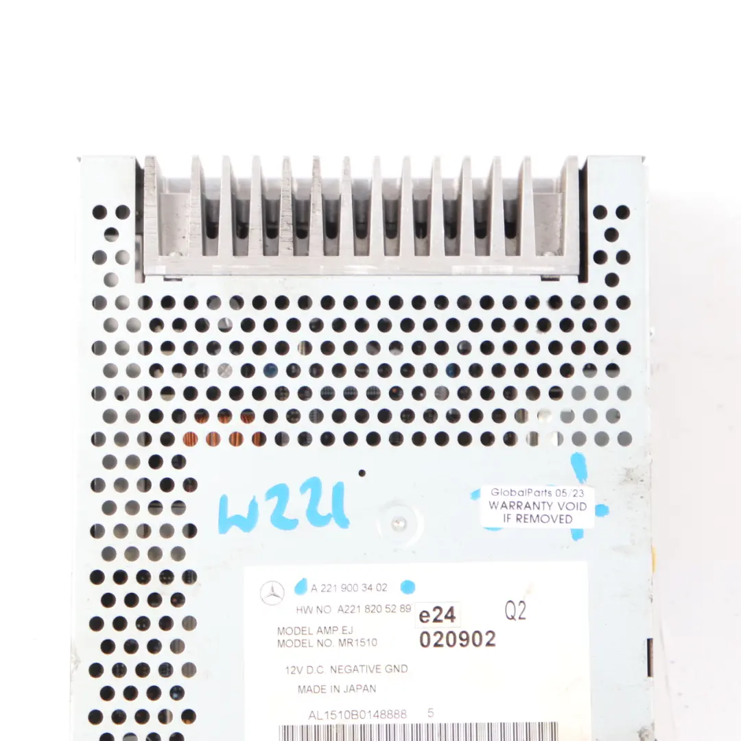  Audio Amplifier Mercedes W221 Sound Booster Control Unit Module - SKU A2219003402 - Part number A2219003402