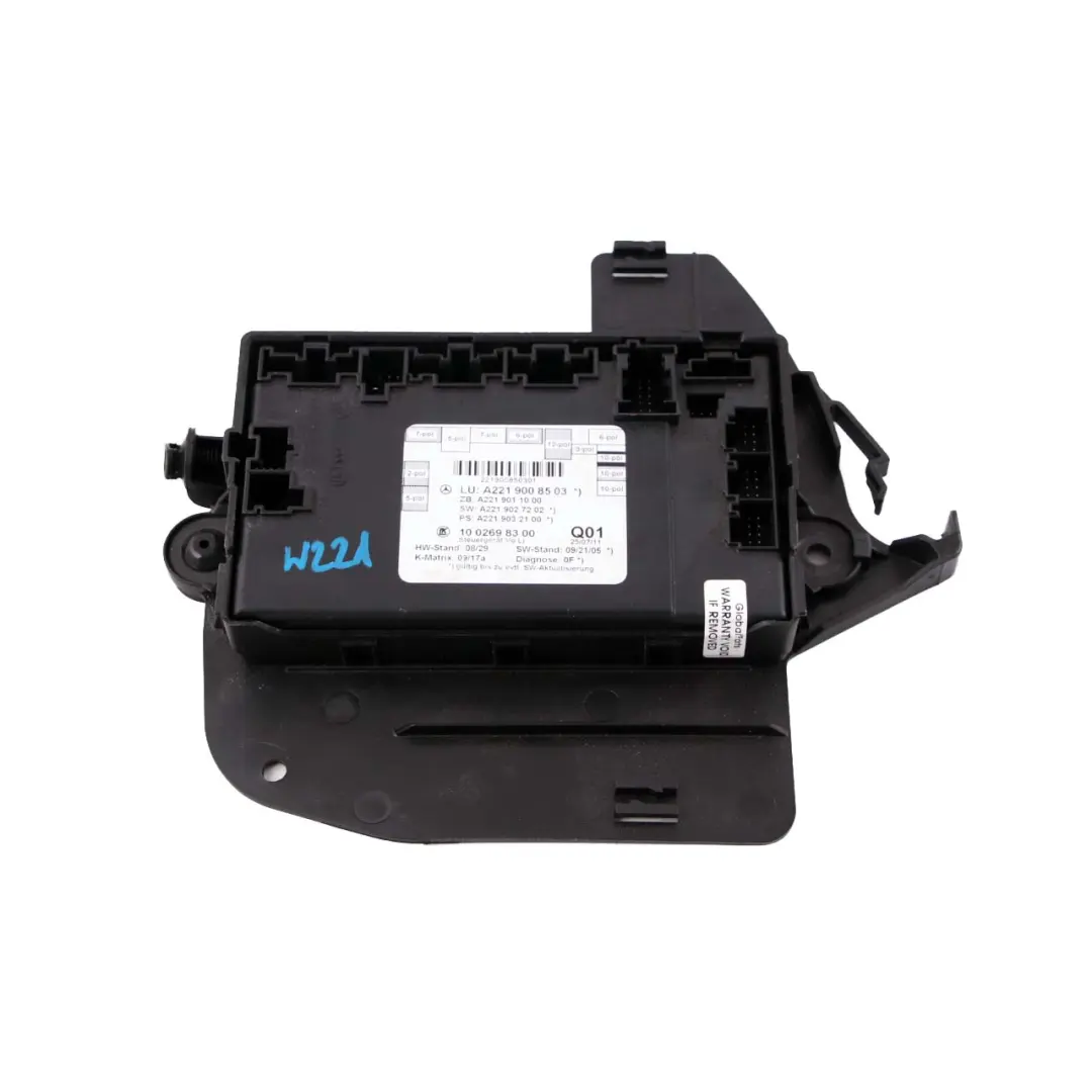 Mercedes-Benz S-Class W221 Front Left Door N/S Control Unit Module to with Part number A2219008503 Mercedes-Benz S-Class W221 Front Left Door N/S Control Unit Module - SKU A2219008503 - Part number A2219008503