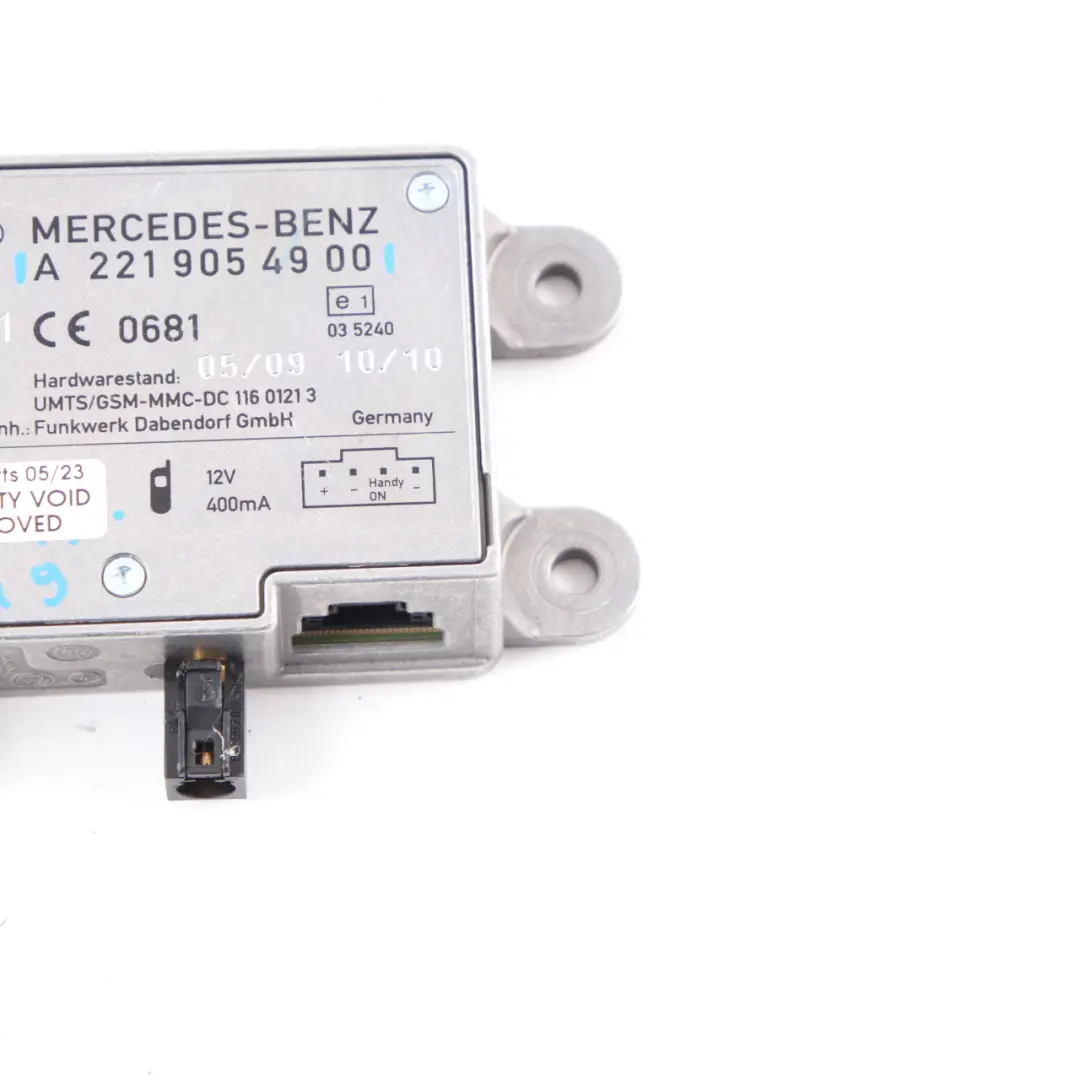 Antenna Amplifier Booster Aerial Module Control Unit to Mercedes W221 with Part number A2219054900 Mercedes W221 Antenna Amplifier Booster Aerial Module Control Unit - SKU A2219054900 - Part number A2219054900