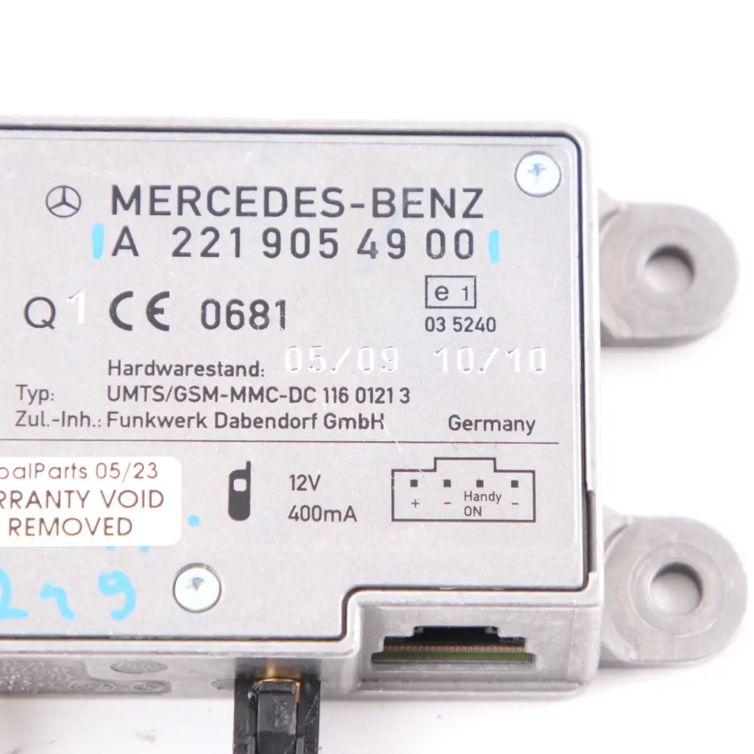 Antenna Amplifier Booster Aerial Module Control Unit to Mercedes W221 with Part number A2219054900 Mercedes W221 Antenna Amplifier Booster Aerial Module Control Unit - SKU A2219054900 - Part number A2219054900