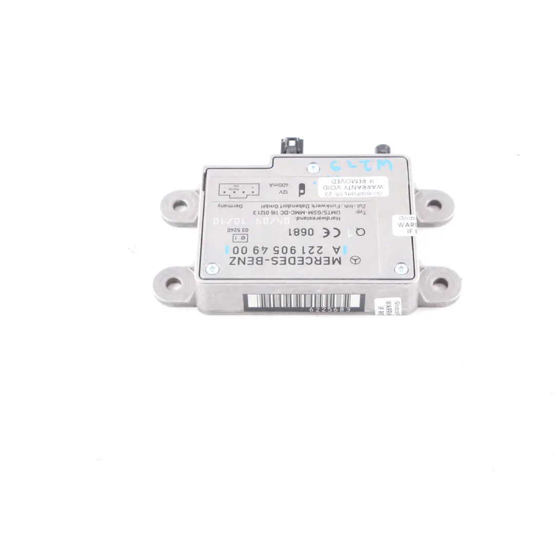 Module Amplificateur Antenne pour Mercedes W164 W204 C209 W212 W221 à propos du numéro de pièce A2219054900 Mercedes W164 W204 C209 W212 W221 Module Amplificateur Antenne - SKU A2219054900 - Numéro de pièce A2219054900