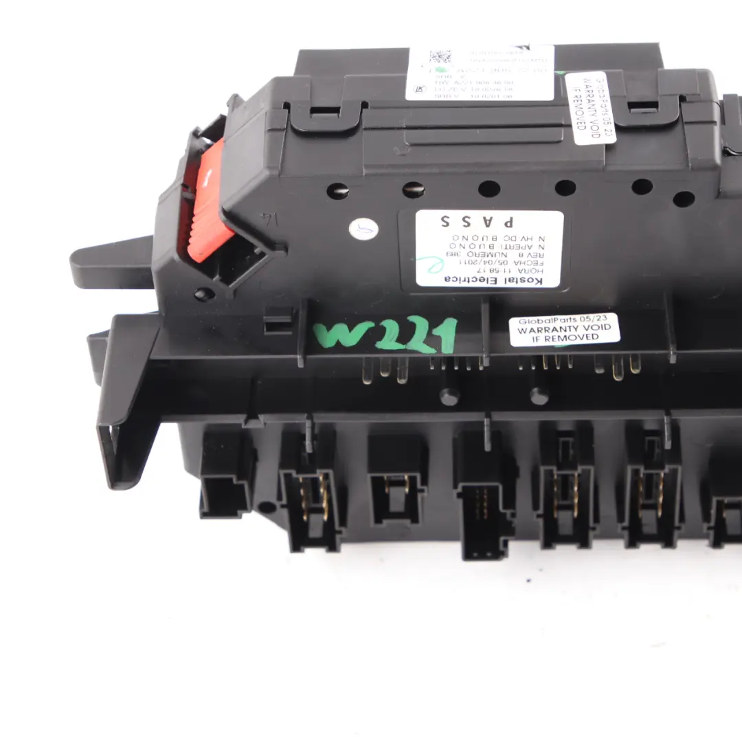 Mercedes W221 Sicherungskasten Steuergerät SAM Modul Relais - SKU A2219067200 - Teilenummer A2219067200