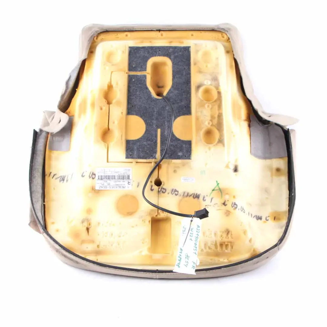 Mercedes W221 Seat Cover Heated Front Left N/S Seat Trim Beige Leather - SKU A2219100851 - Part number A2219100851