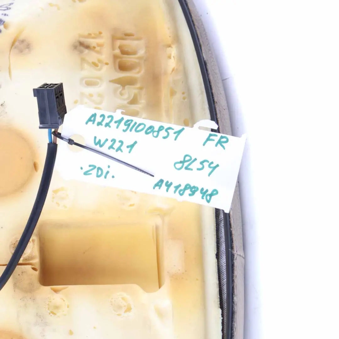 Heated Front Left N/S Seat Trim Beige Leather to Mercedes W221 Seat Cover with Part number A2219100851 Mercedes W221 Seat Cover Heated Front Left N/S Seat Trim Beige Leather - SKU A2219100851 - Part number A2219100851